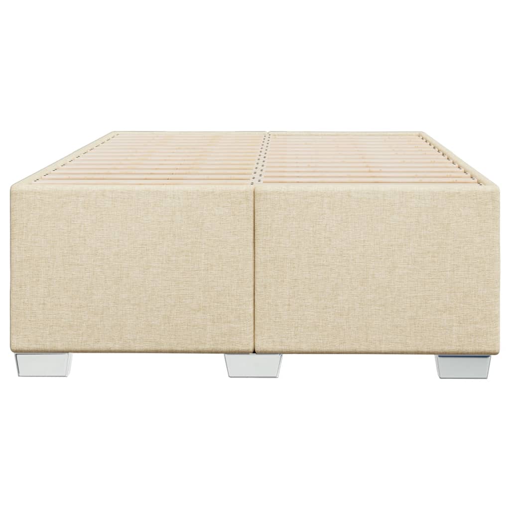 Bedframe stof crèmekleurig 120x200 cm