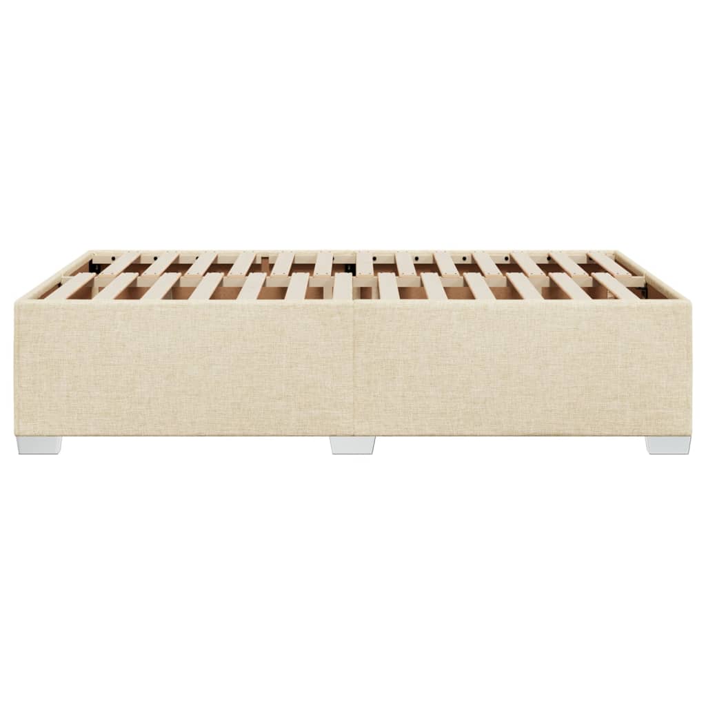 Bedframe stof crèmekleurig 120x200 cm