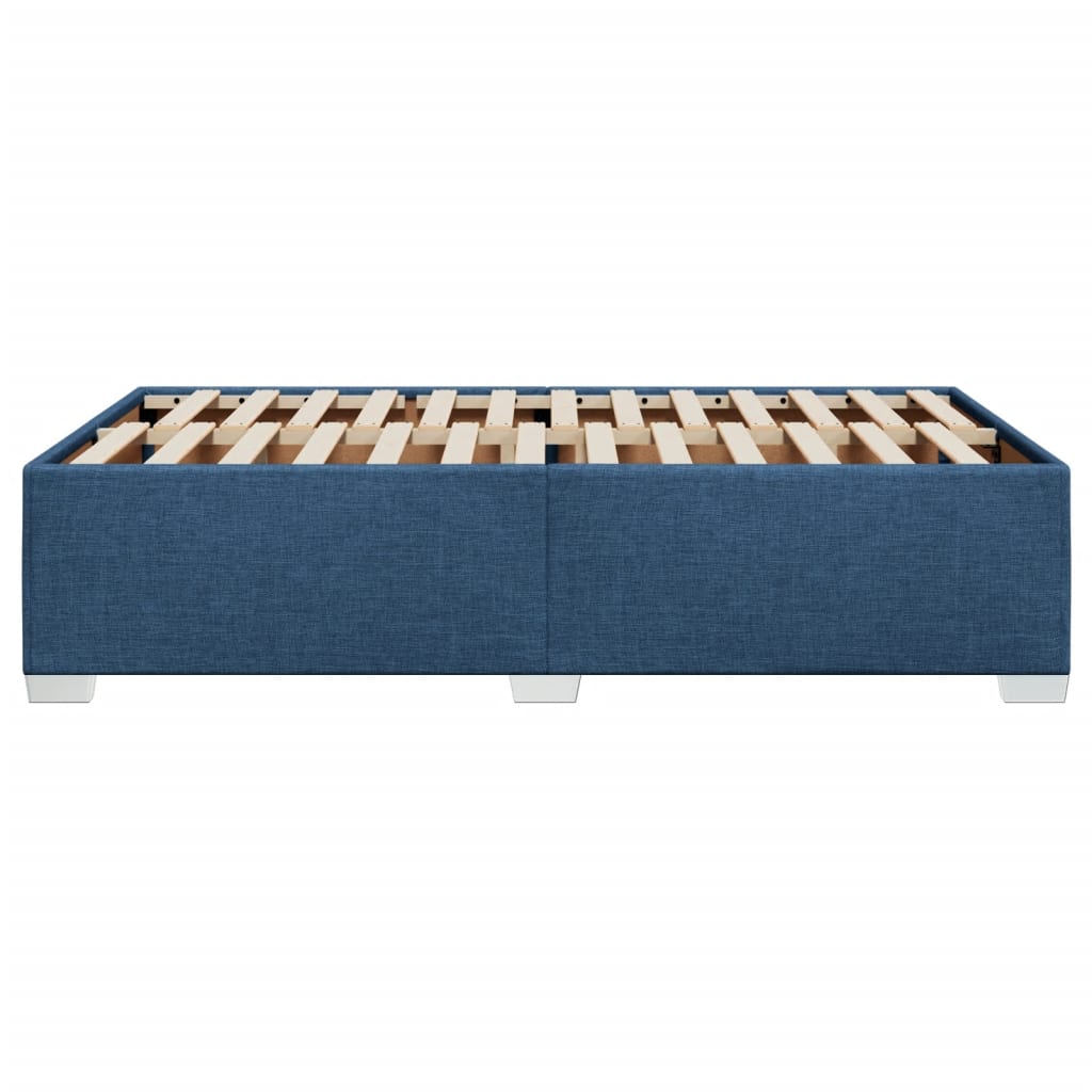Bedframe stof blauw 120x200 cm