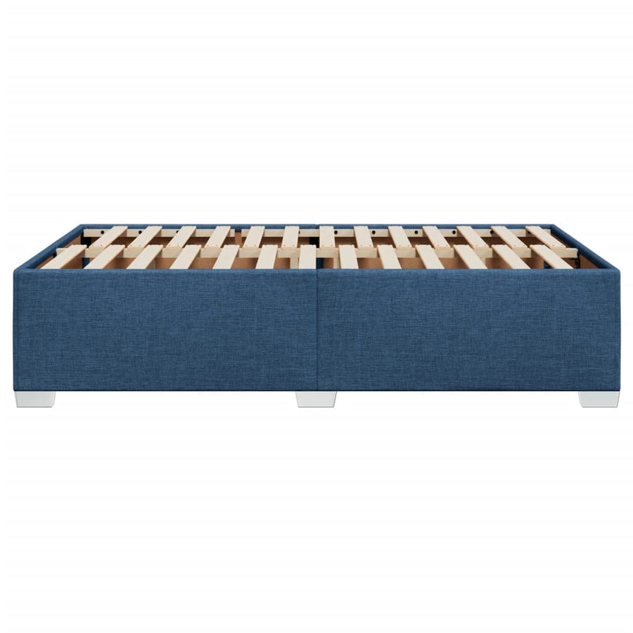 Bedframe stof blauw 120x200 cm
