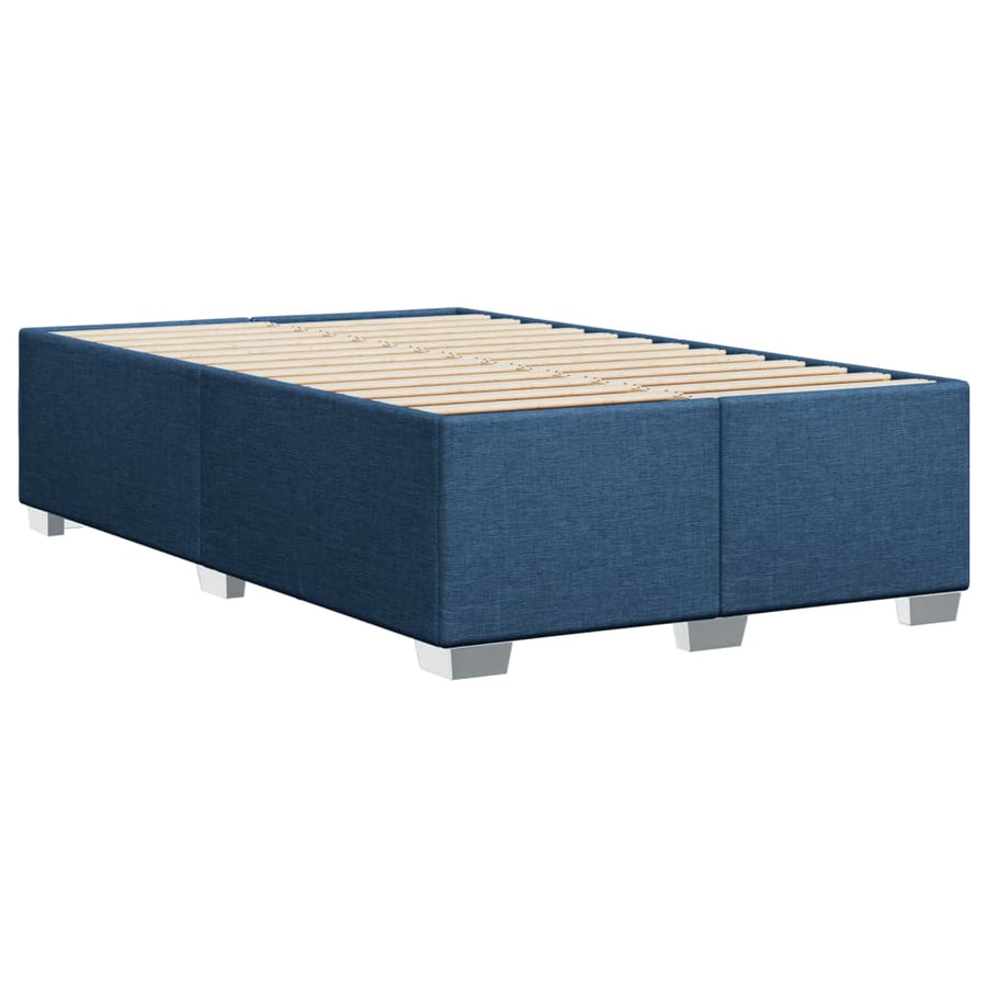 Bedframe stof blauw 120x200 cm