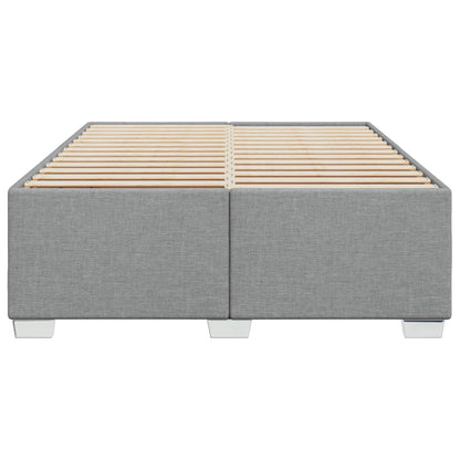 Bedframe stof lichtgrijs 140x190 cm