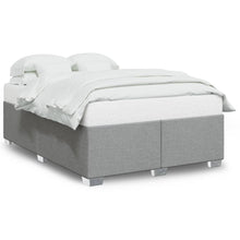 Bedframe stof lichtgrijs 140x190 cm