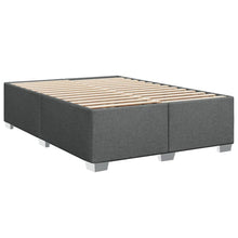 Bedframe stof donkergrijs 140x190 cm