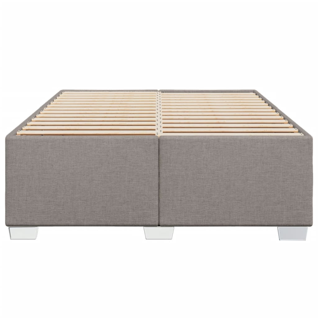 Bedframe stof taupe 140x190 cm