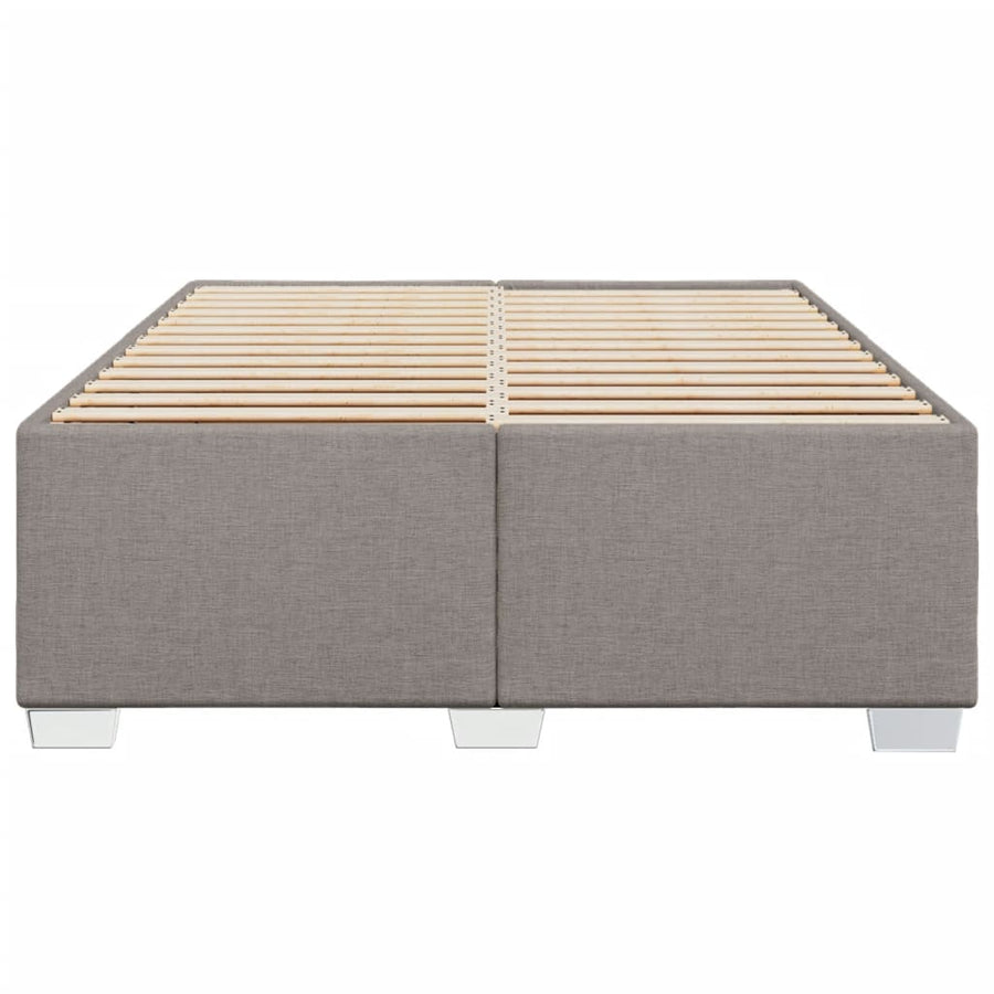 Bedframe stof taupe 140x190 cm