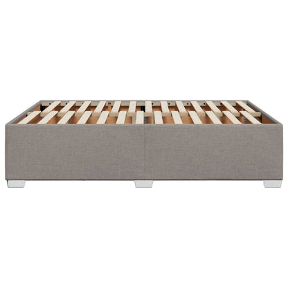 Bedframe stof taupe 140x190 cm