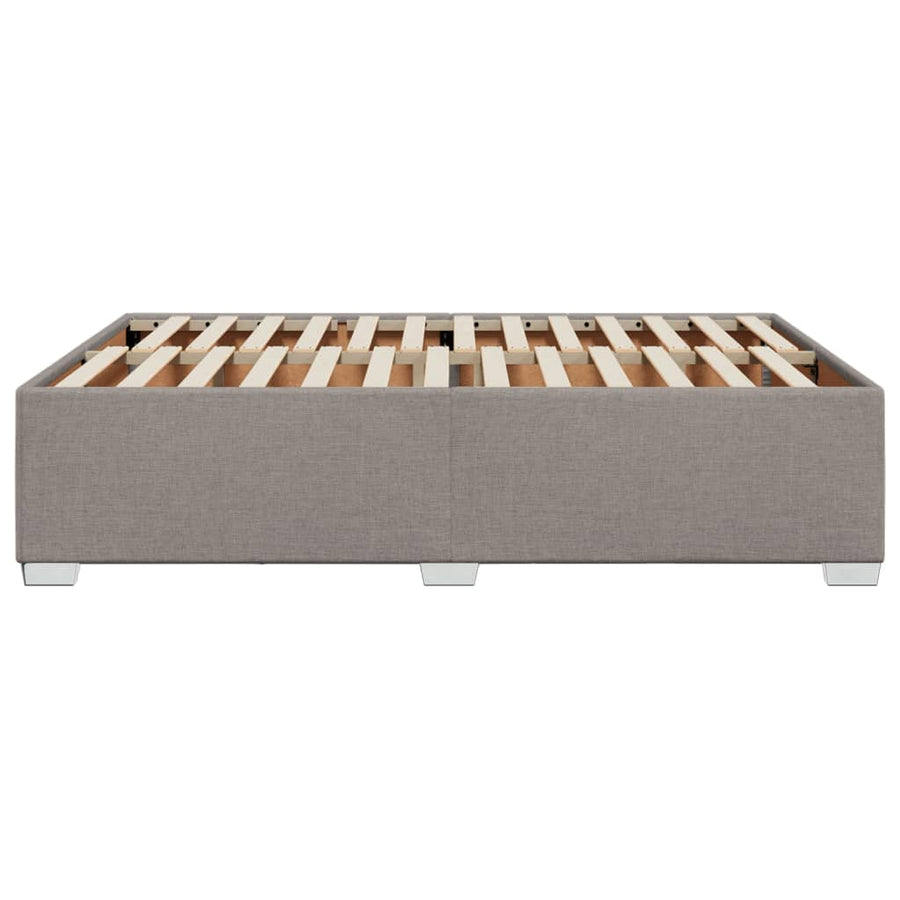 Bedframe stof taupe 140x190 cm