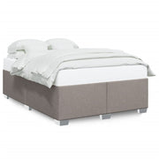 Bedframe stof taupe 140x190 cm met lattenbodem