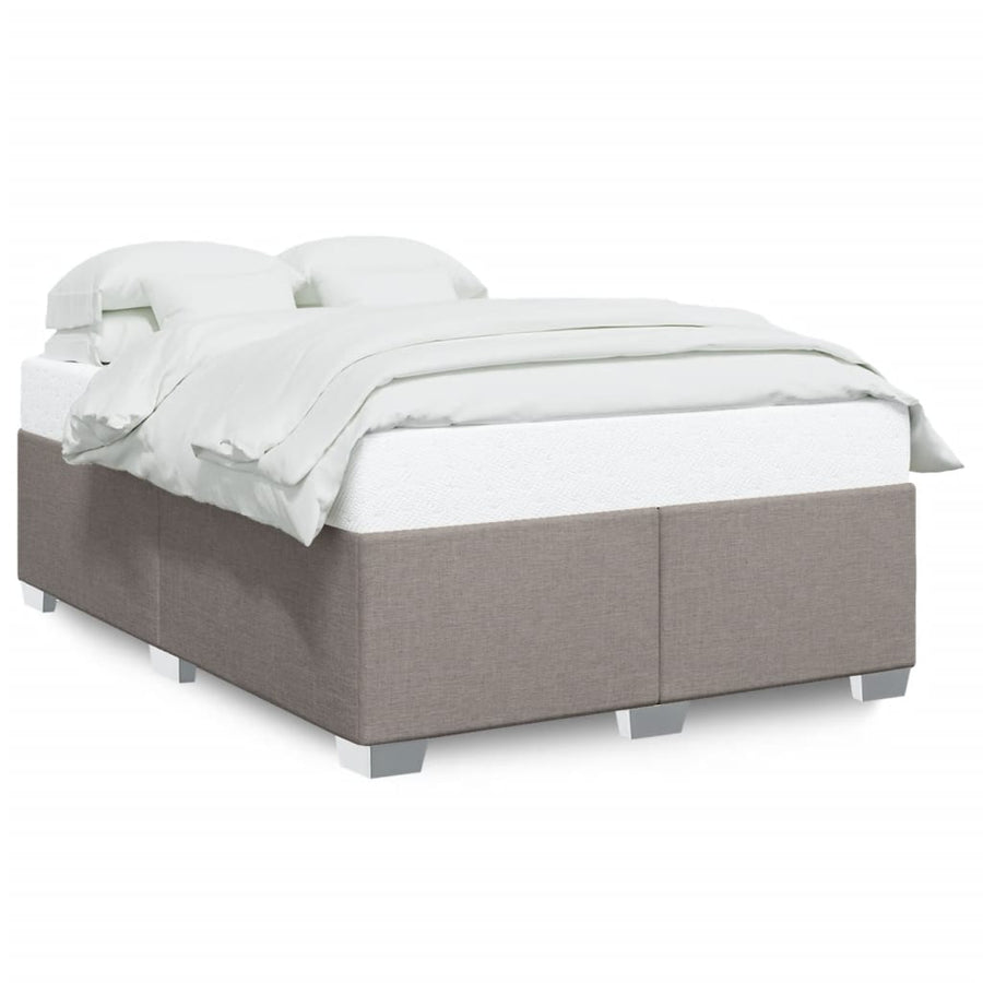 Bedframe stof taupe 140x190 cm
