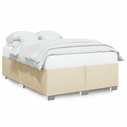 Bedframe stof crèmekleurig 140x190 cm