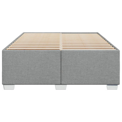 Bedframe stof lichtgrijs 140x200 cm