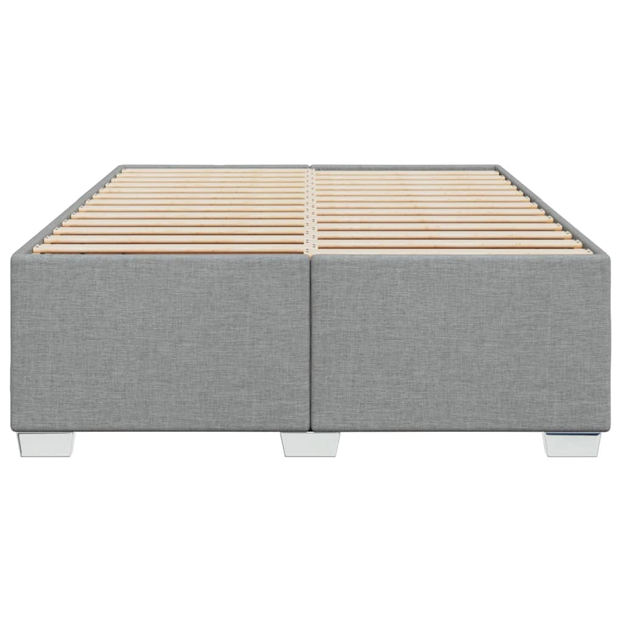 Bedframe stof lichtgrijs 140x200 cm