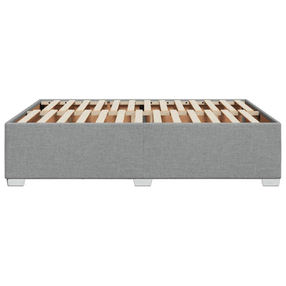Bedframe stof lichtgrijs 140x200 cm