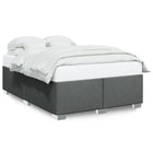 Bedframe 140x200 cm stof donkergrijs