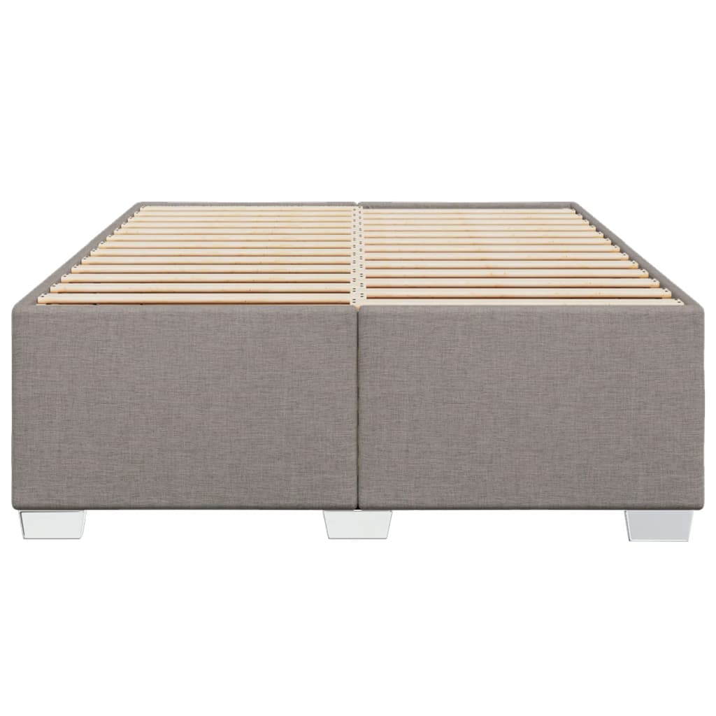 Bedframe stof taupe 140x200 cm