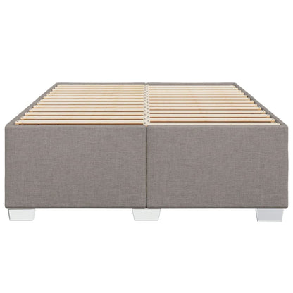 Bedframe stof taupe 140x200 cm