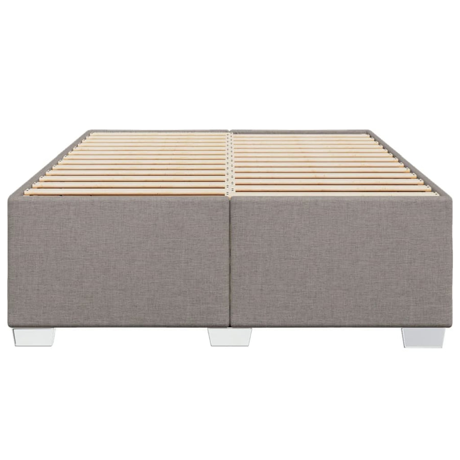 Bedframe stof taupe 140x200 cm
