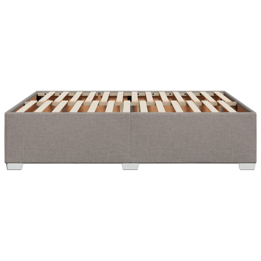Bedframe stof taupe 140x200 cm