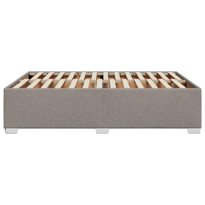 Bedframe stof taupe 140x200 cm