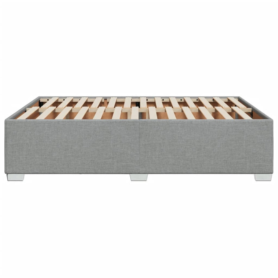 Bedframe stof lichtgrijs 160x200 cm
