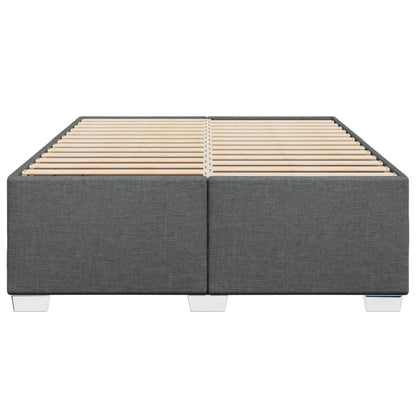 Bedframe stof donkergrijs 160x200 cm