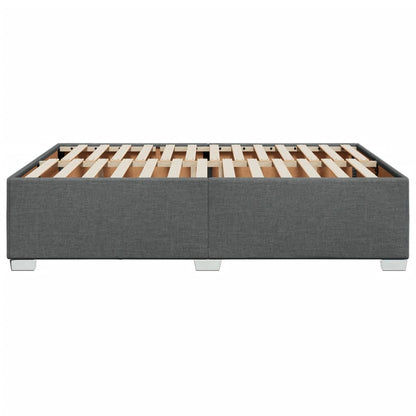 Bedframe stof donkergrijs 160x200 cm