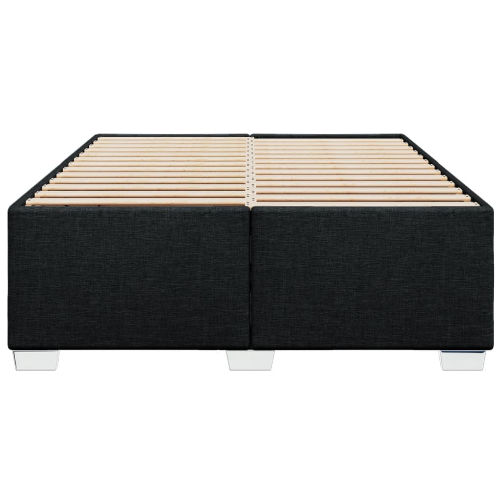 Bedframe stof zwart 160x200 cm