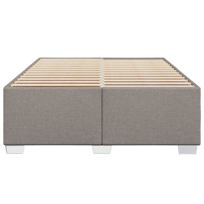 Bedframe stof taupe 160x200 cm