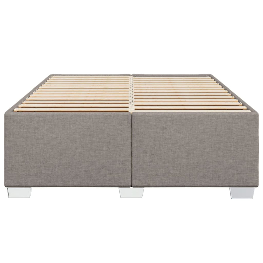 Bedframe stof taupe 160x200 cm