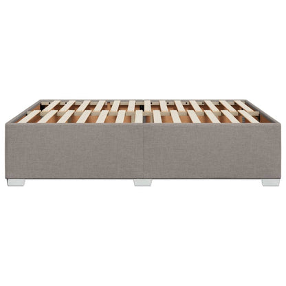 Bedframe stof taupe 160x200 cm