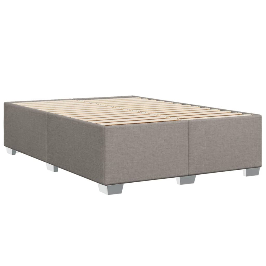 Bedframe stof taupe 160x200 cm