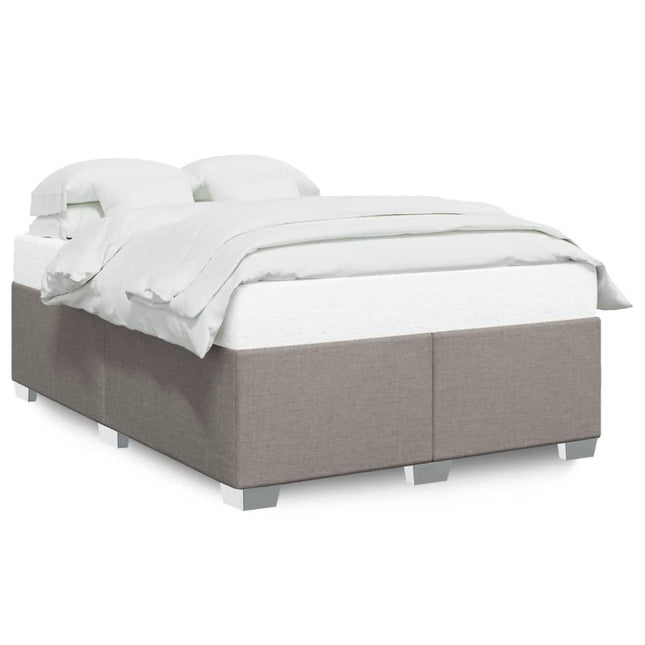 Bedframe stof taupe 160x200 cm