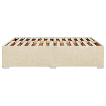 Bedframe stof crèmekleurig 160x200 cm