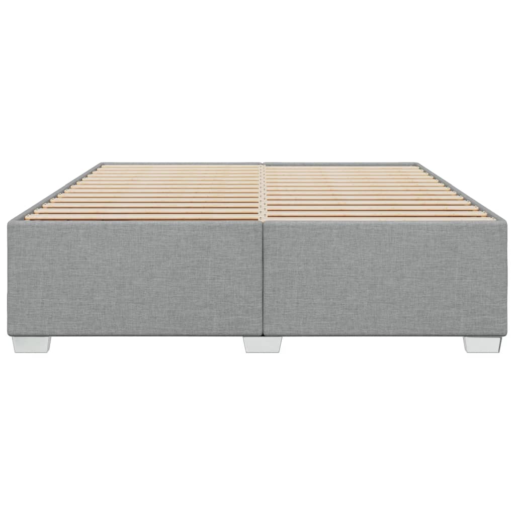 Bedframe stof lichtgrijs 180x200 cm