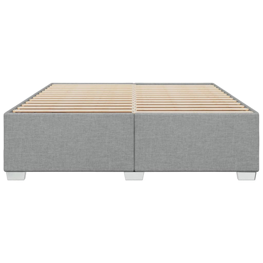 Bedframe stof lichtgrijs 180x200 cm