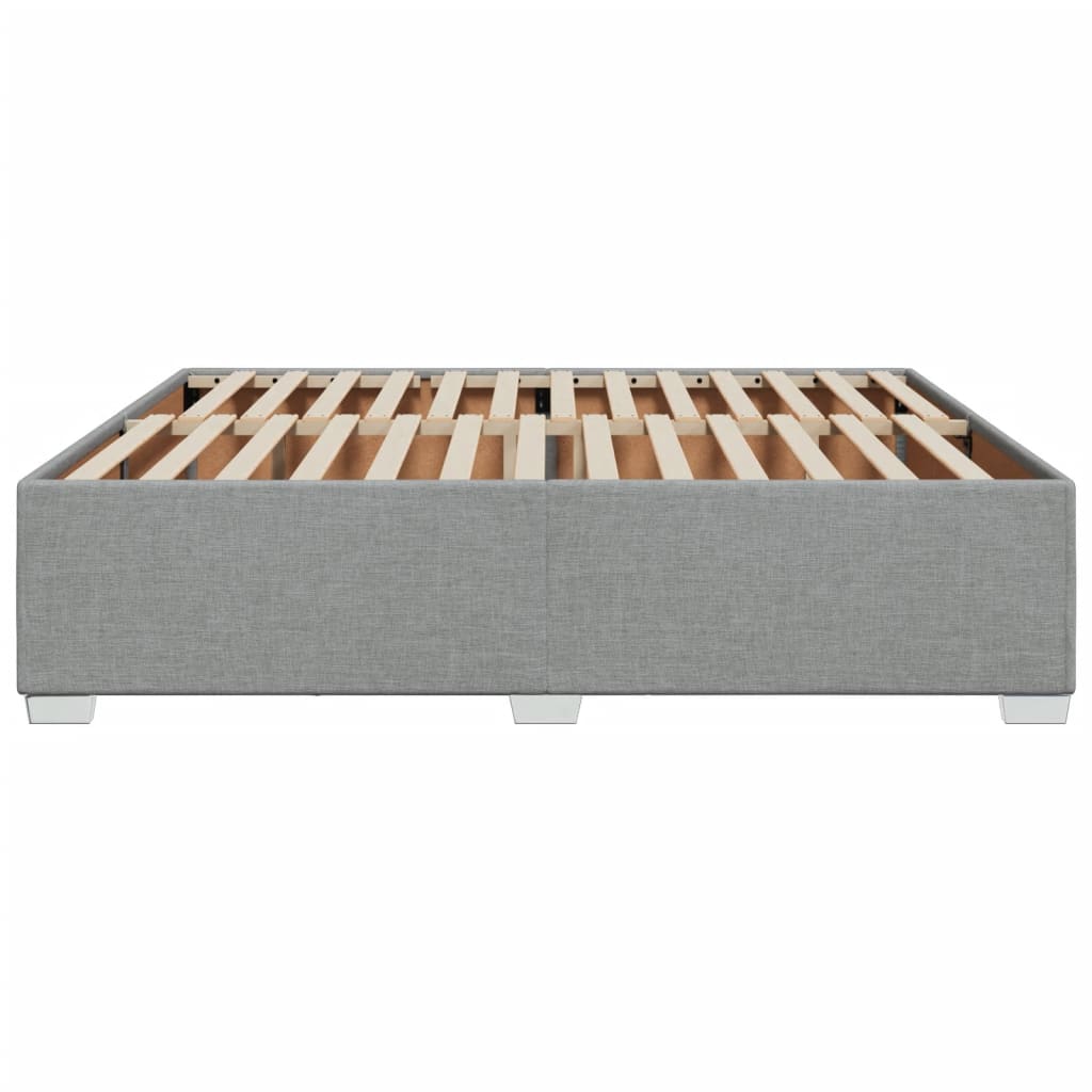 Bedframe stof lichtgrijs 180x200 cm