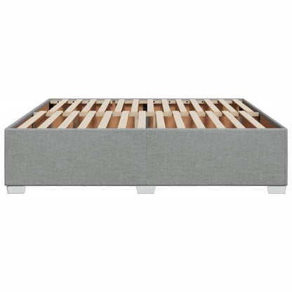 Bedframe stof lichtgrijs 180x200 cm