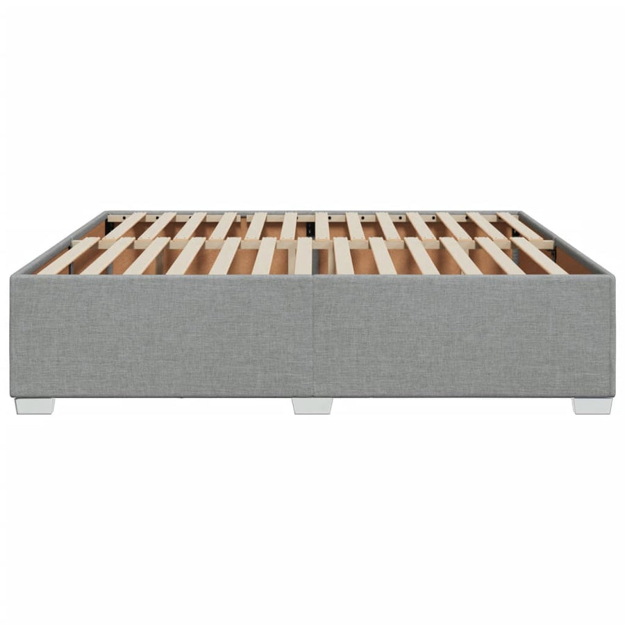 Bedframe stof lichtgrijs 180x200 cm