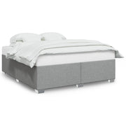 Bedframe lichtgrijs 180x200 cm polyester