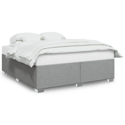 Bedframe stof lichtgrijs 180x200 cm