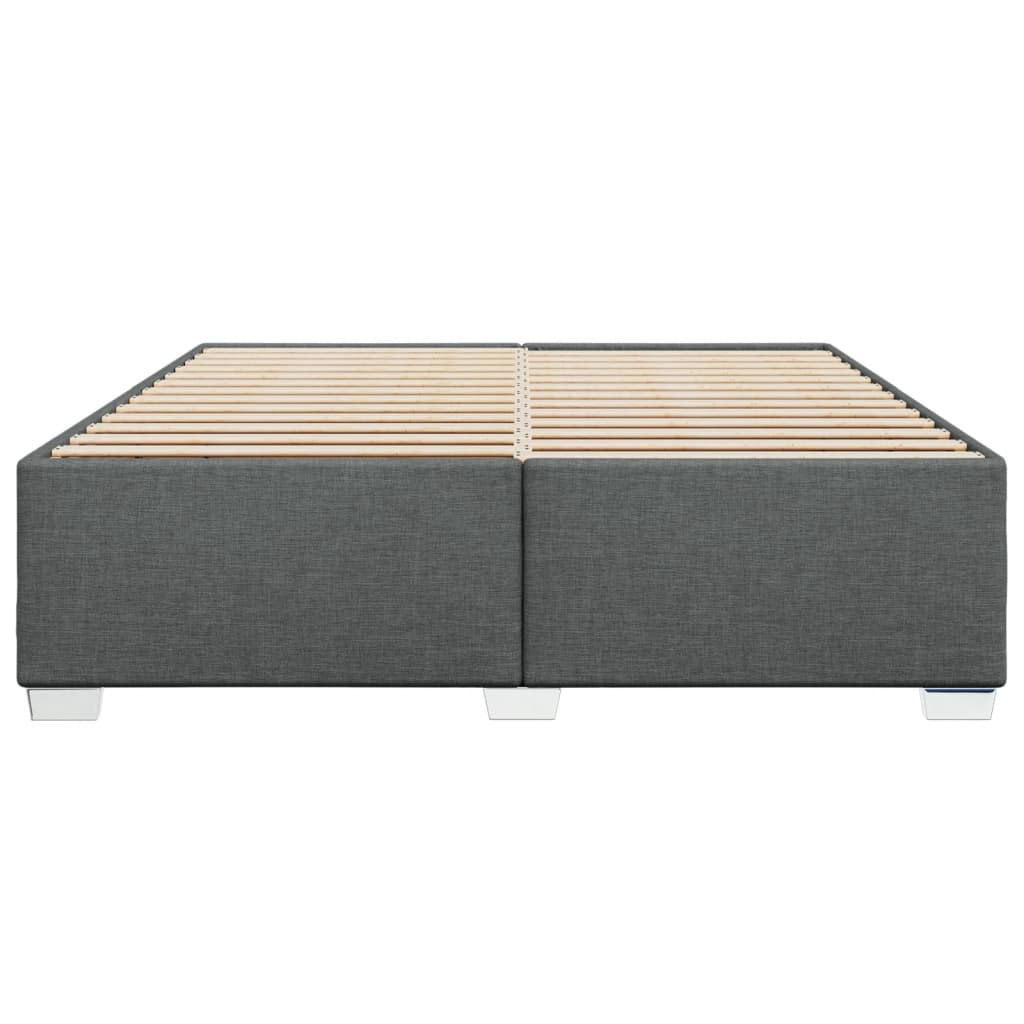 Bedframe stof donkergrijs 180x200 cm