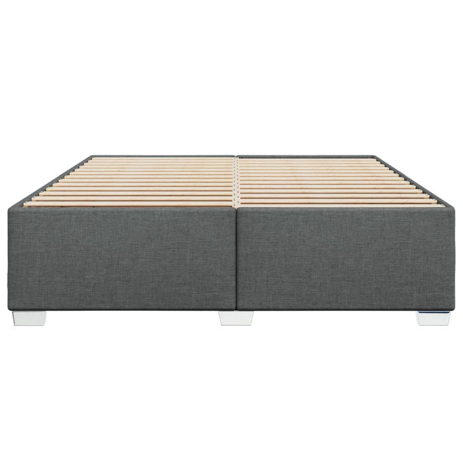 Bedframe stof donkergrijs 180x200 cm