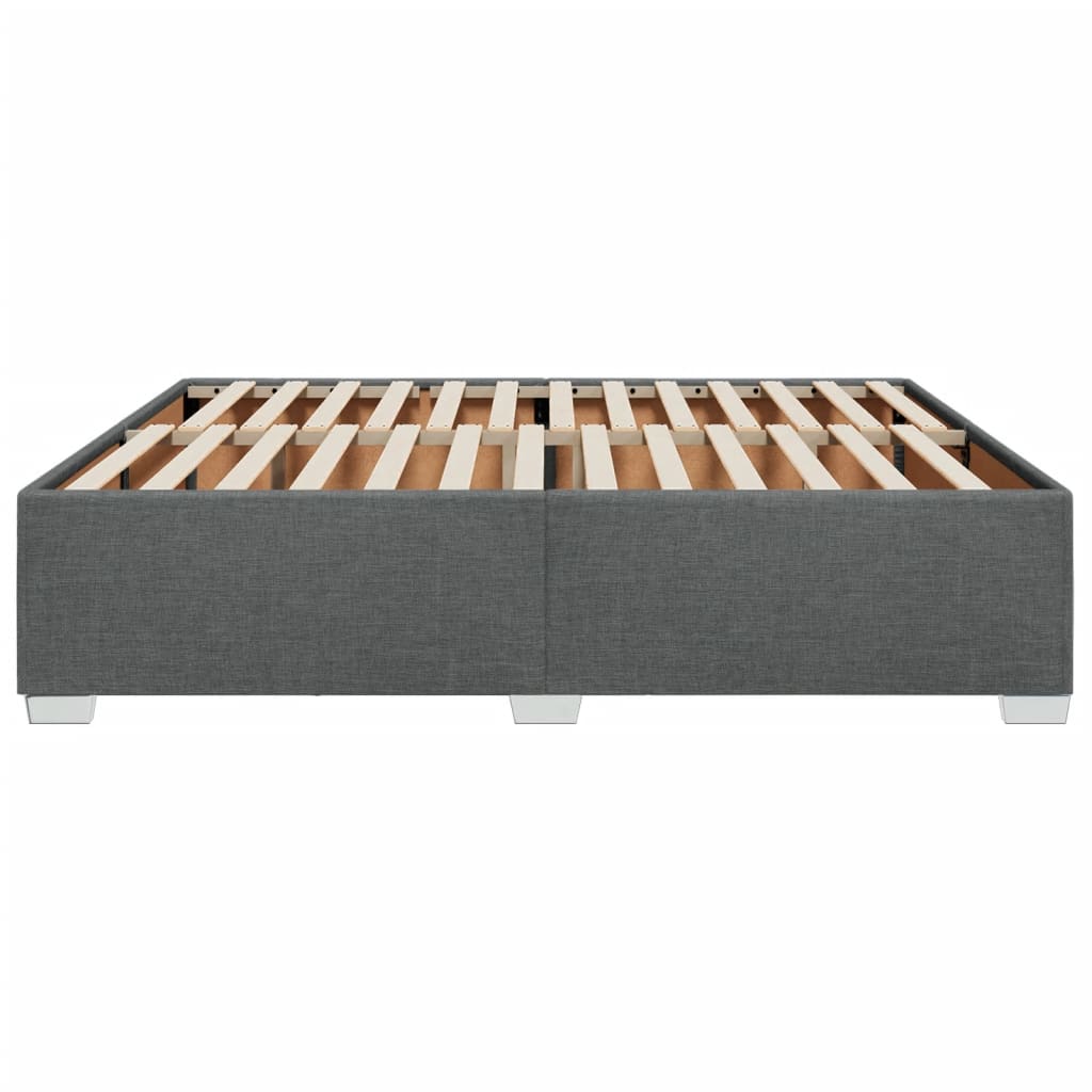 Bedframe stof donkergrijs 180x200 cm