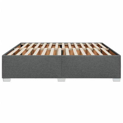 Bedframe stof donkergrijs 180x200 cm