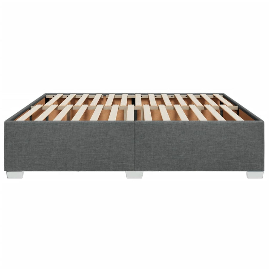Bedframe stof donkergrijs 180x200 cm