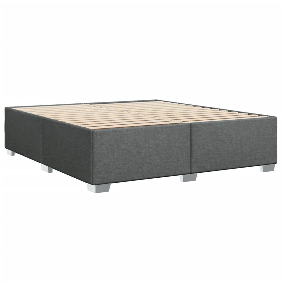 Bedframe stof donkergrijs 180x200 cm