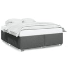 Bedframe 180x200 cm donkergrijs stof