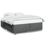 Bedframe 180x200 cm donkergrijs stof