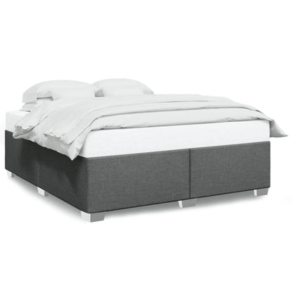 Bedframe stof donkergrijs 180x200 cm